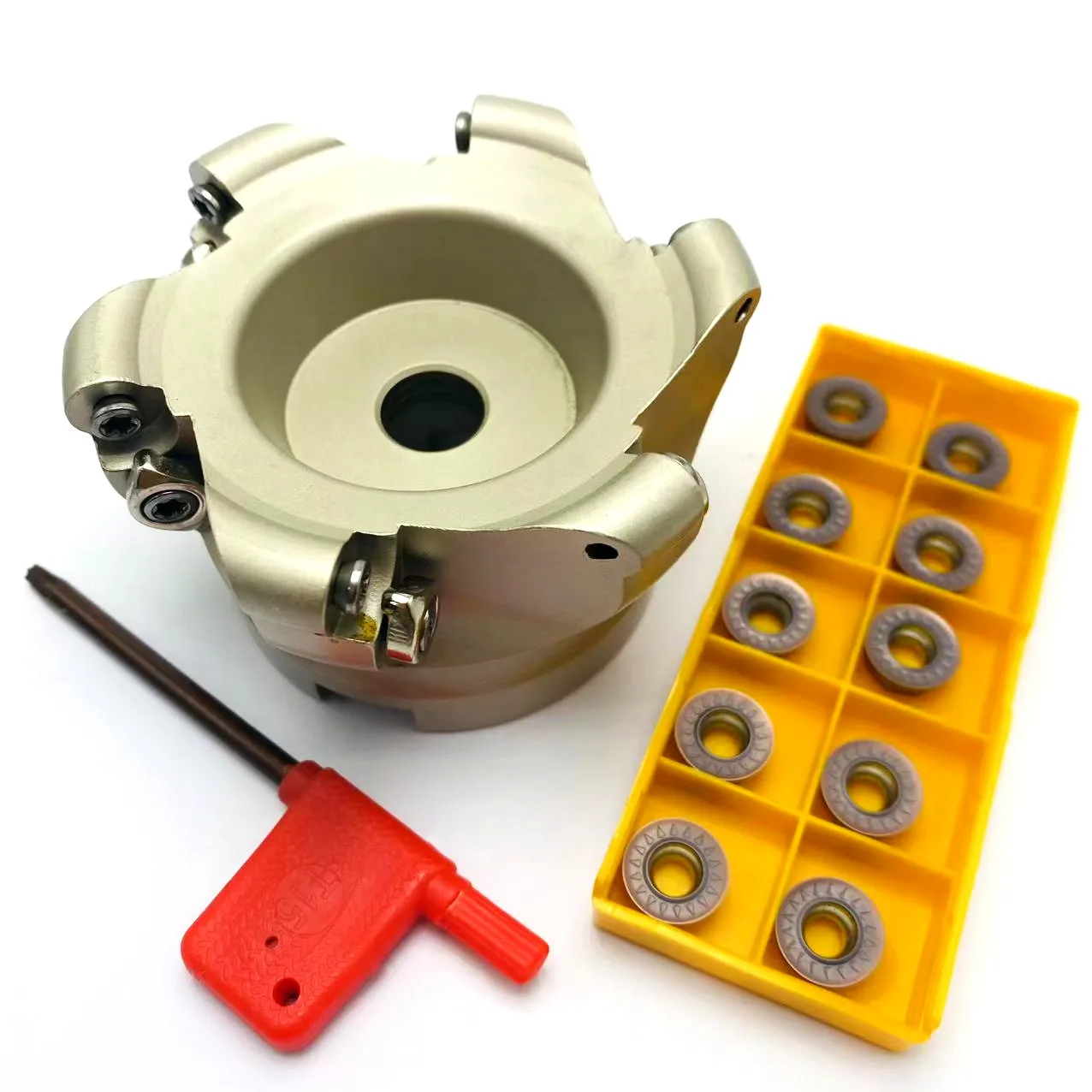 EMR 6R50-22-4T 6R63-22-4T EMRW 6R80-27-6T Milling Head TRS Holder Fit RPMT1204 Carbide Insert CNC Milling Cutting Tool