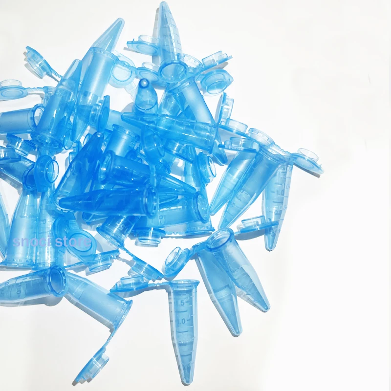 1,5 ml Mikrozentrifugenröhrchen, abgestufte Mikro-Reagenzgläser mit Schnappverschluss, EP-Kreiselröhrchen, Mikroröhrchen-Probenfläschchen für das Labor, 500 Stück – Detail 6