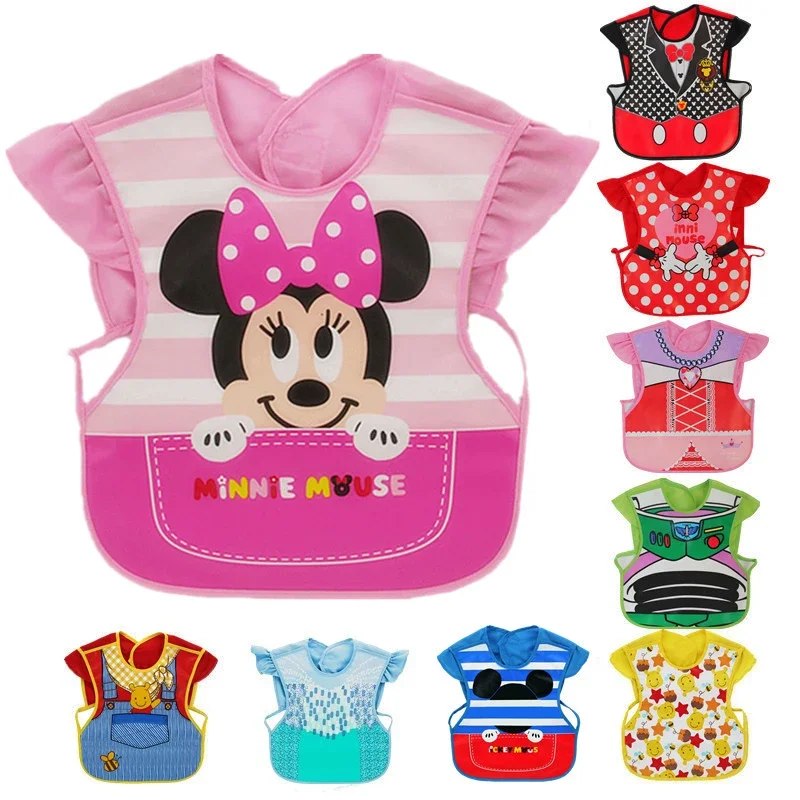 Baby new design bibs waterproof feeding baby saliva towel newborn cartoon waterproof aprons Baby Bibs Disney