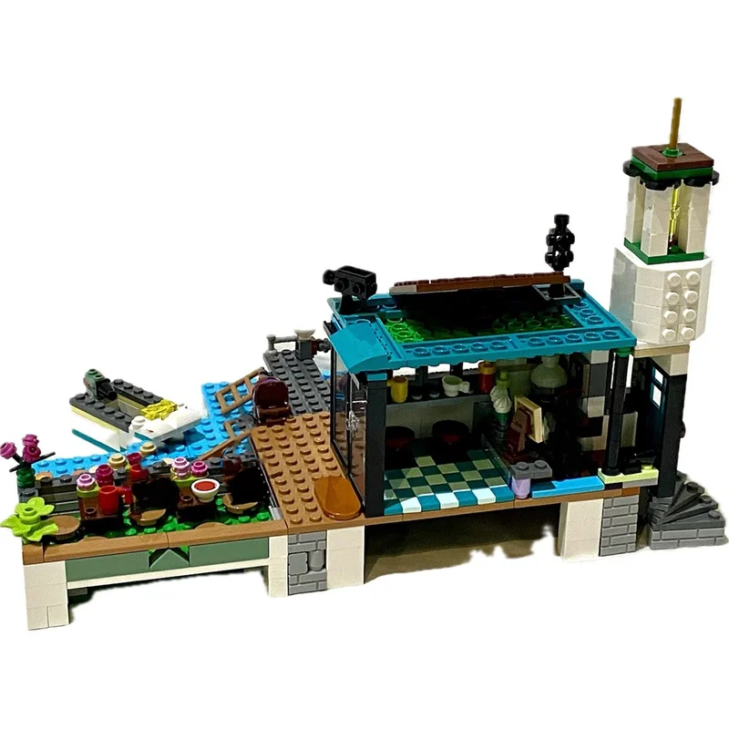 635 قطعة MOC كوشي ليك كشك الخالق 3 1ed نموذج هدايا عيد الميلاد ألعاب البناء كتل البناء تجميع لتقوم بها بنفسك التعليم الإبداعي