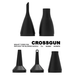 CROSSGUN 미니 제트팬 터보 선풍기 마우스 피스 교체, 날리는 깍지 교체, BS380F BS380FB