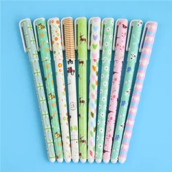 10 Pcs/lot Kawaii Cartoon Colorful Gel Pen Set Cute Korean Stationery Pens For Writting Office School Supplies Gift