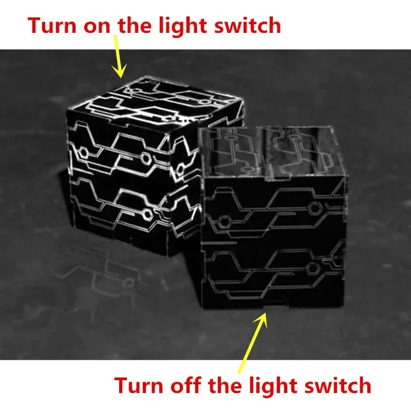 NieR Automata 9S 2B Cosplay Props White Light Black Box YoRHa No.9 Type S No.2 Type B Magic Cube