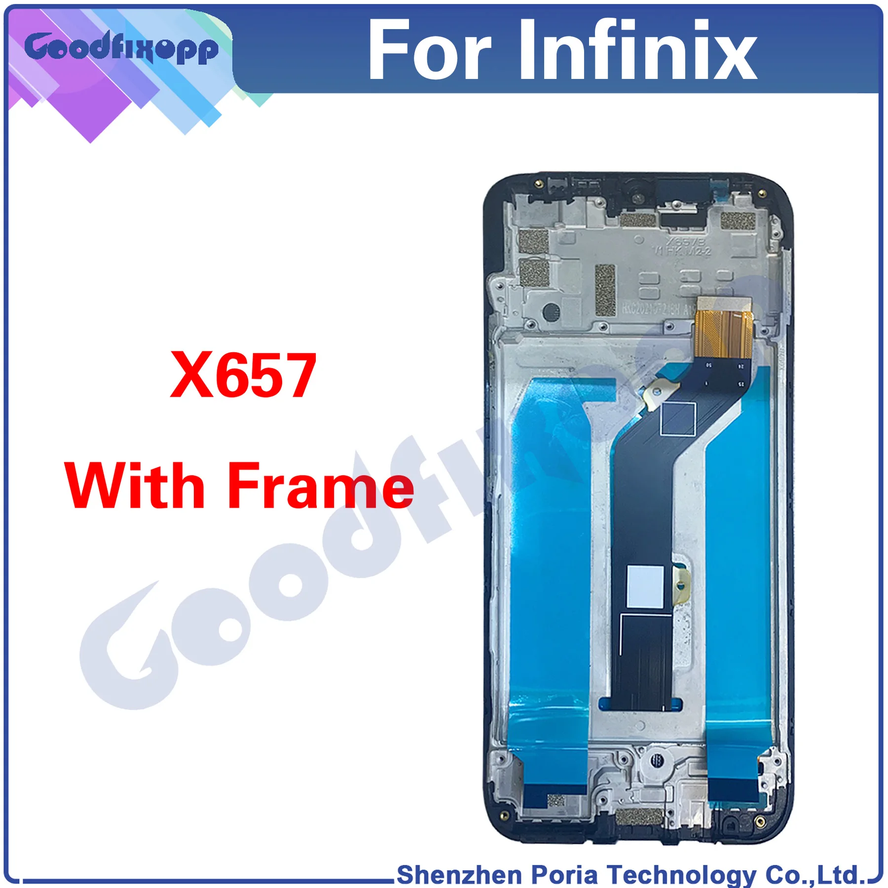 For Infinix Smart 5 / Hot 10 Lite X657 X657C X657B LCD Display Touch Screen Digitizer Assembly Repair Parts Replacement