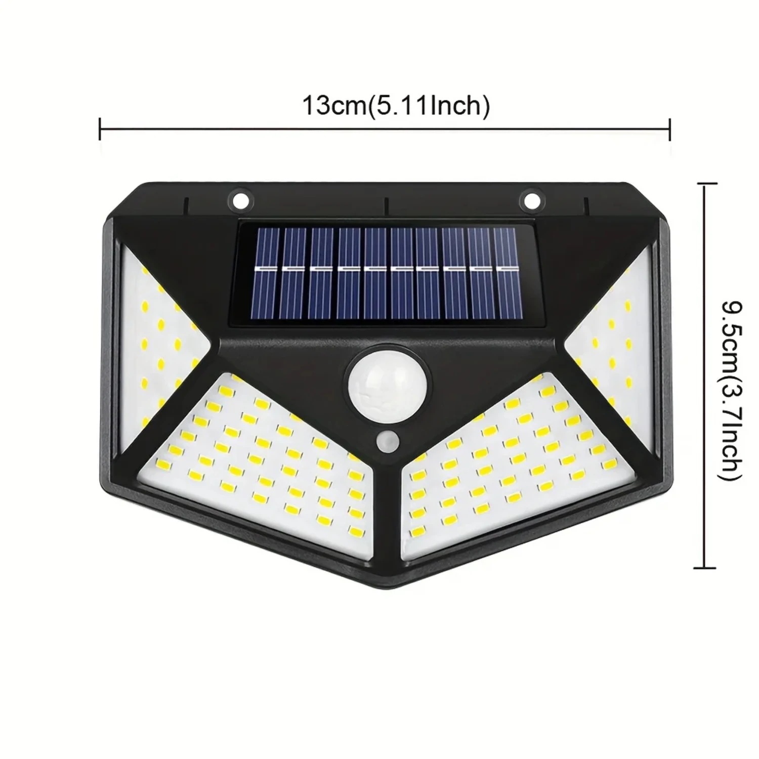 Lámpara Solar de pared con Sensor de movimiento, luminaria de inducción humana para patio, escaleras, impermeable, para porche, 1 piezas