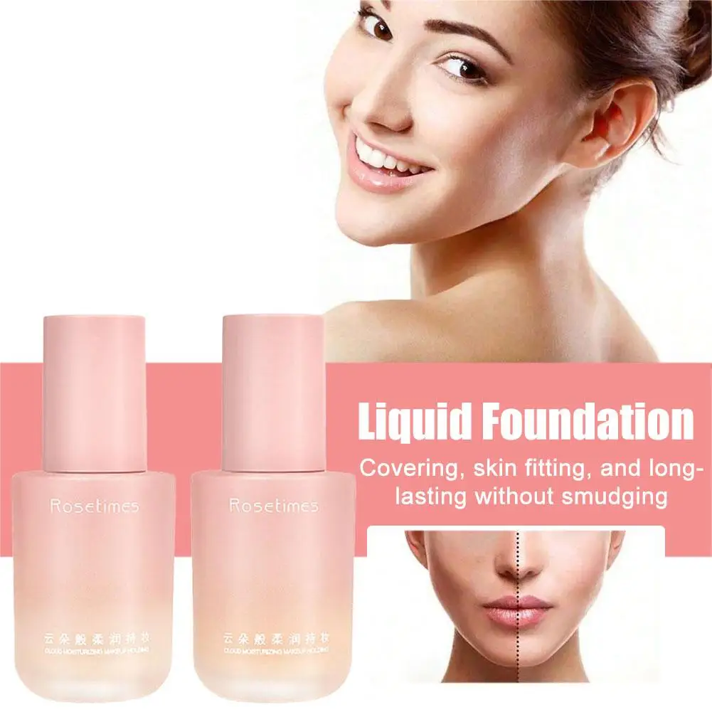 Liquid Foundation High Coverage Makeup Base Lasting BB Face Makeup Oil-Control Cream Concealer Cosmetics Foundation Waterpr Z9R9