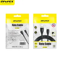 Awei CL-115 USB Type C Cable 2.4A Fast Charging Wire Cord Quick Charge for Xiaomi/HUAWEI/Samsung/iphone Phone Date Cable 1M