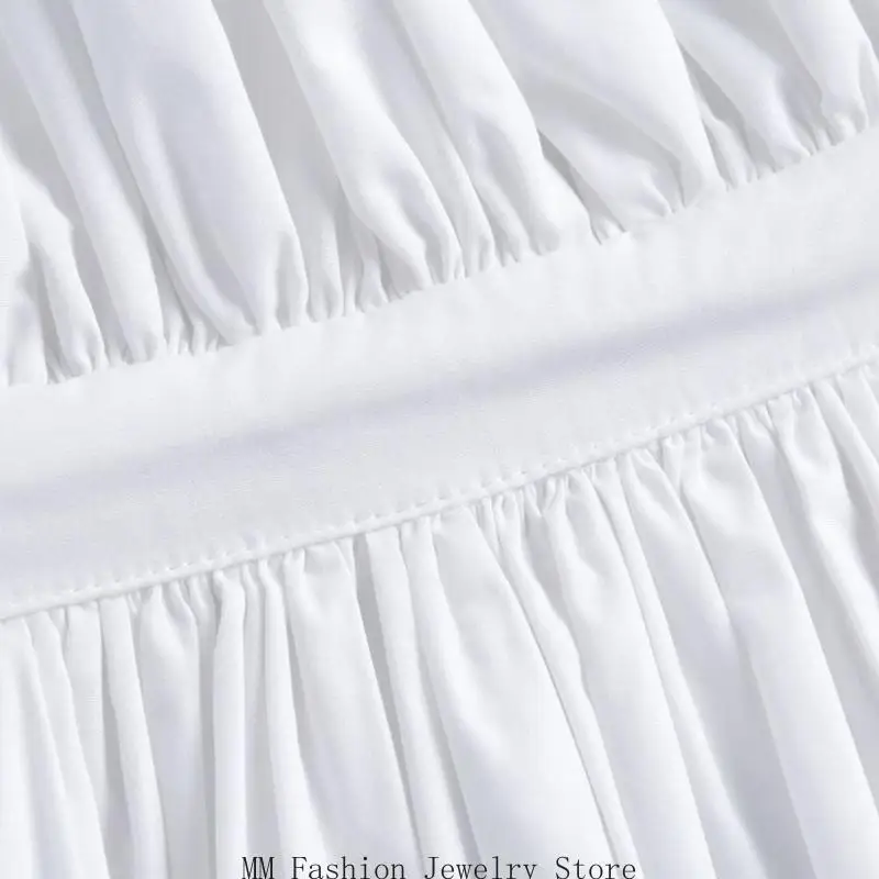 White Detachable Ruffle Collar Accessory Stand Collar Overlay for Portrait Styling, Costume Wear, Layered Outfits D0UB