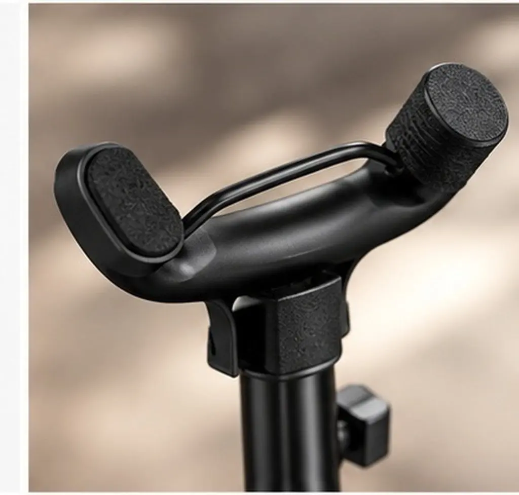 1Pcs Robust Foldable Violin Stand Ergonomic Self-Locking Vertical Tripod Floor Stand Compact Portable Violin Display Storage