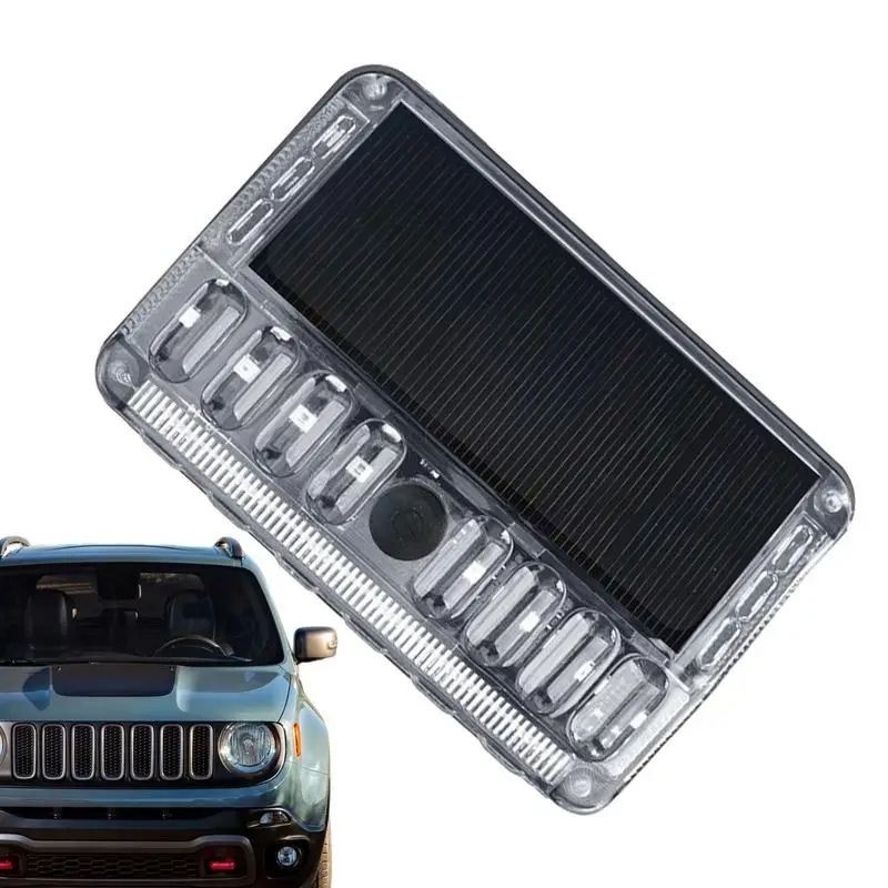 Car Warning Lights Solar LED flashing Light for Car Sensitive Sensing Waterproof Flashing Safety Warning Light auto accessory