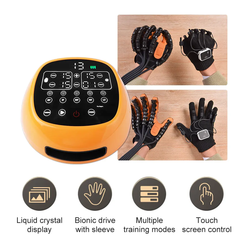 Rehabilitation Glove Hand Dysfunction Patient Training Device Rehabilitation Robot glove For Hand Stroke Relief Finger Cramps