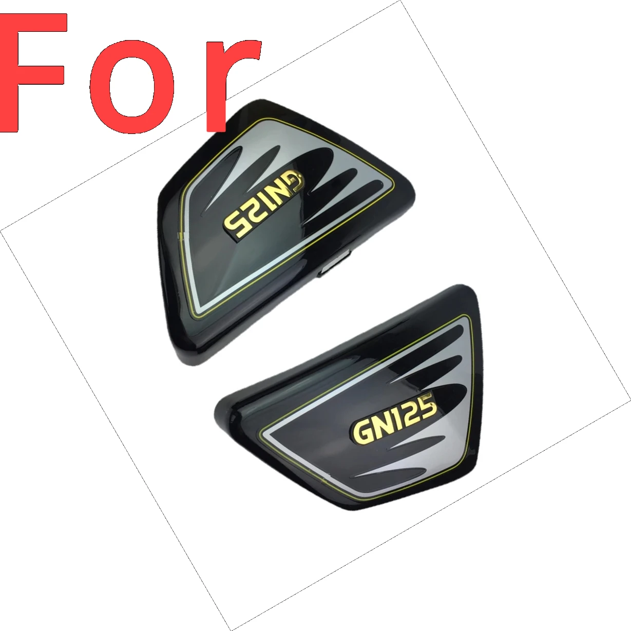 1pair for Suzuki Prince GN125  Motorcycle Battery Cover Side Cover Battery Cover Around The Board