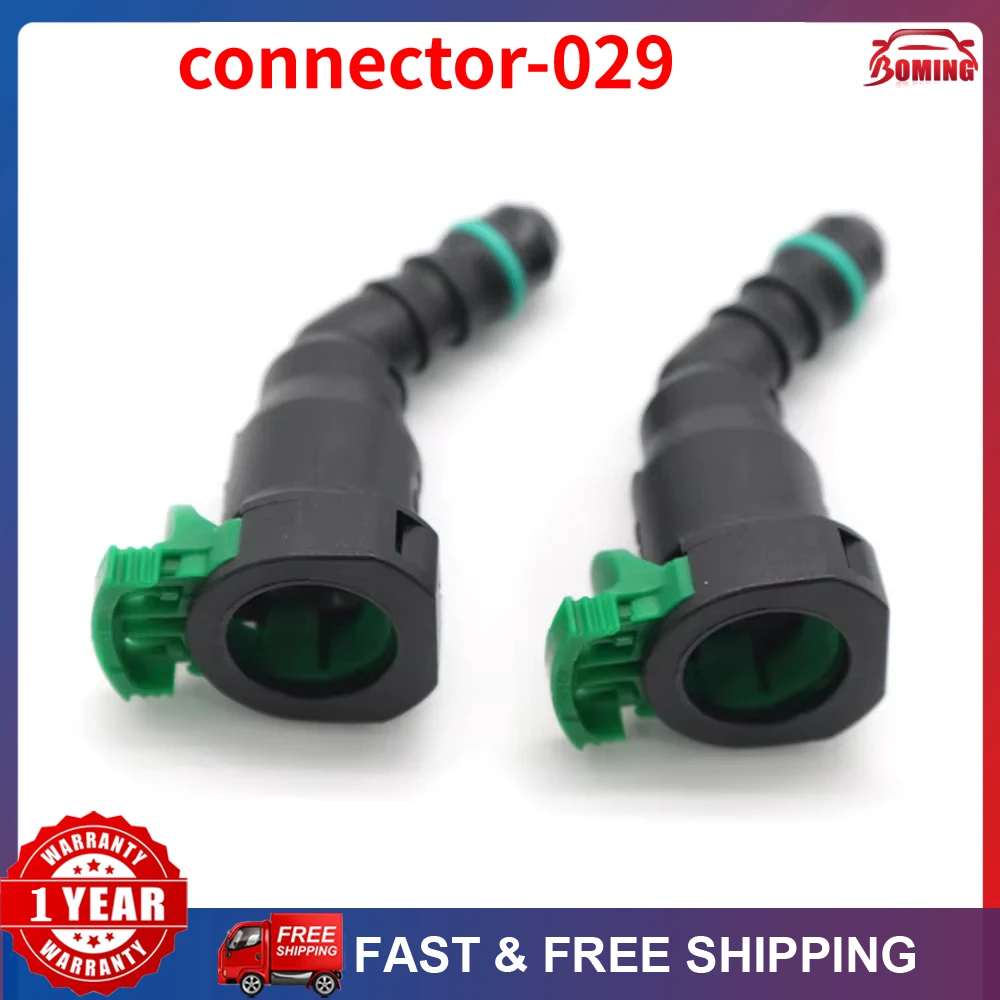 connector  High Quality fuel pipe female auto fuel line quick connector for CAR 2pcs 7.89mm ID6 8x6 135 degree