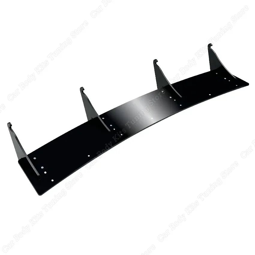 For AUDI S3 8V Sedan Pre-facelift 2013-2015 Car Rear Bumper Diffuser Rear Side Splitters Spoiler Lip Black Body Kit Accessories