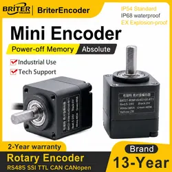 Absolute Encoder Rotary Single Multi-turn CAN RS485 Modbus 0-5V 4-20mA Angle Speed Sensor for Automation Lines IP54&IP68