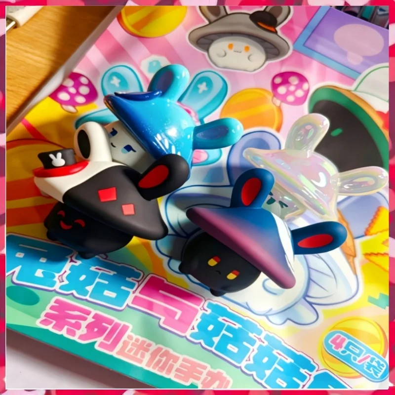 Genuine Mihoyo Honkai Star Rail Blind Box Mini Figure Cute Character Mushroom Rabbit Mystery Doll Desktop Decor Trendy Toys Gift