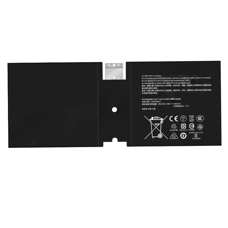 NEW 7.66V 3500mAh Replacement Battery DYNU01 G16TA047H For Microsoft Surface go 2 1901/1926 Laptop Battery