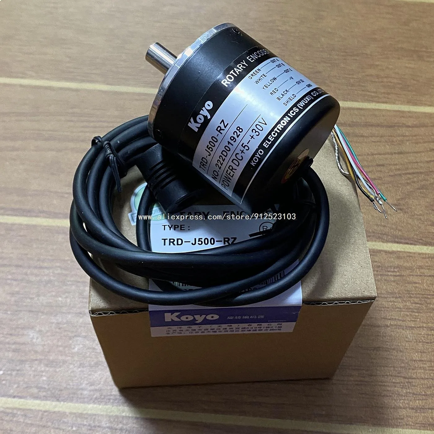 New TRD-J1000-RZ Koyo Rotary Encoder TRD-J1000 Pulse Optical Encoder 5-30VDC High Precision