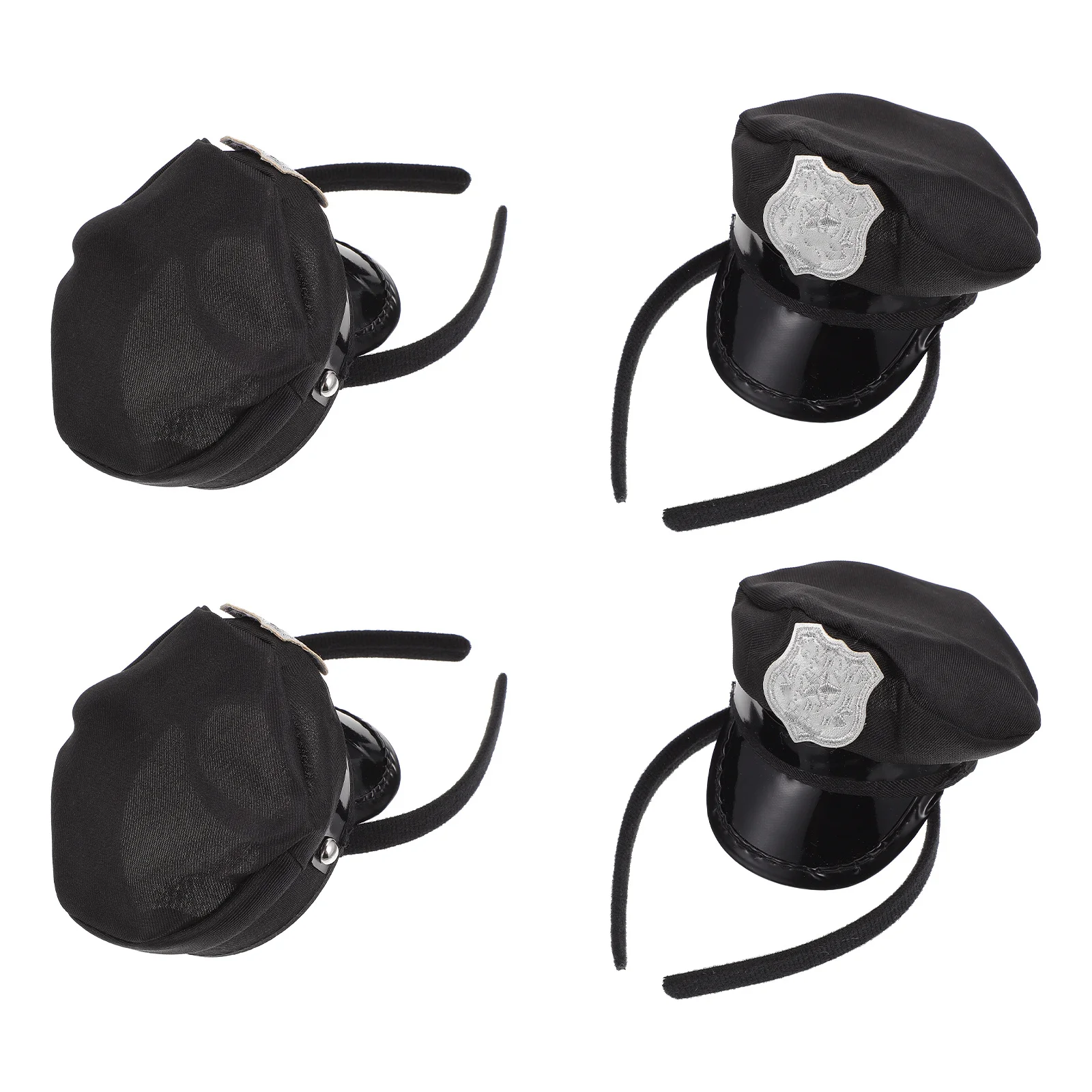 4 قطع من أطواق الشعر مع قبعة بحرية لتزيين غطاء الرأس لأداء الحفلات وغطاء الرأس الإبداعي وديكور جميل للارتداء اليومي