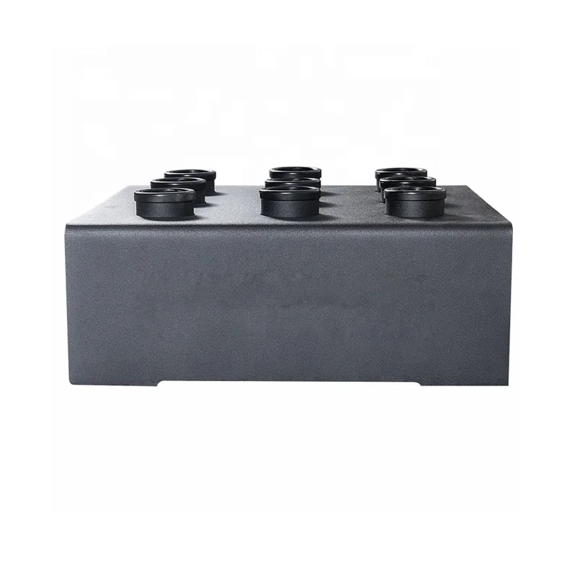 Barbell Bar Holder 9 Bar Vertical Storage Rack Fit 2