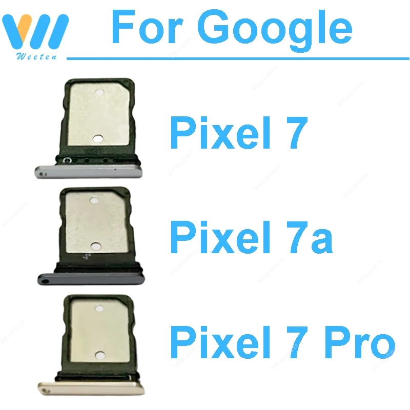 For Google Pixel 7 SIM Card Tray, Replacement SIM Slot Holder for Pixel 7 Pro & Pixel 7a – Metal SIM Tray with Rubber Seal Parts