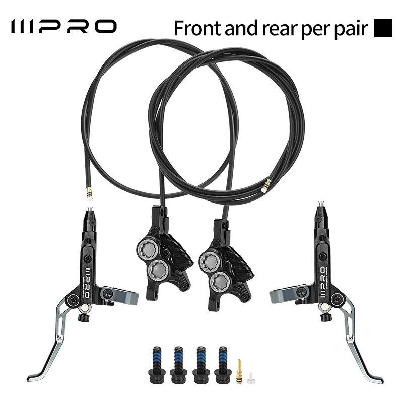 IIIPRO E4 C5X4 超軽量4ピストン自転車油圧ブレーキ 800/1550mm MTB
