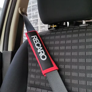 Car seat belt lid with embroidered for recaro, Shoulder Pad to Honda, BMW, Audi, Mazda, Nissan, Racing Auto Accessories, JDM 8 Main Sales Honda Big Linge Cover - №4