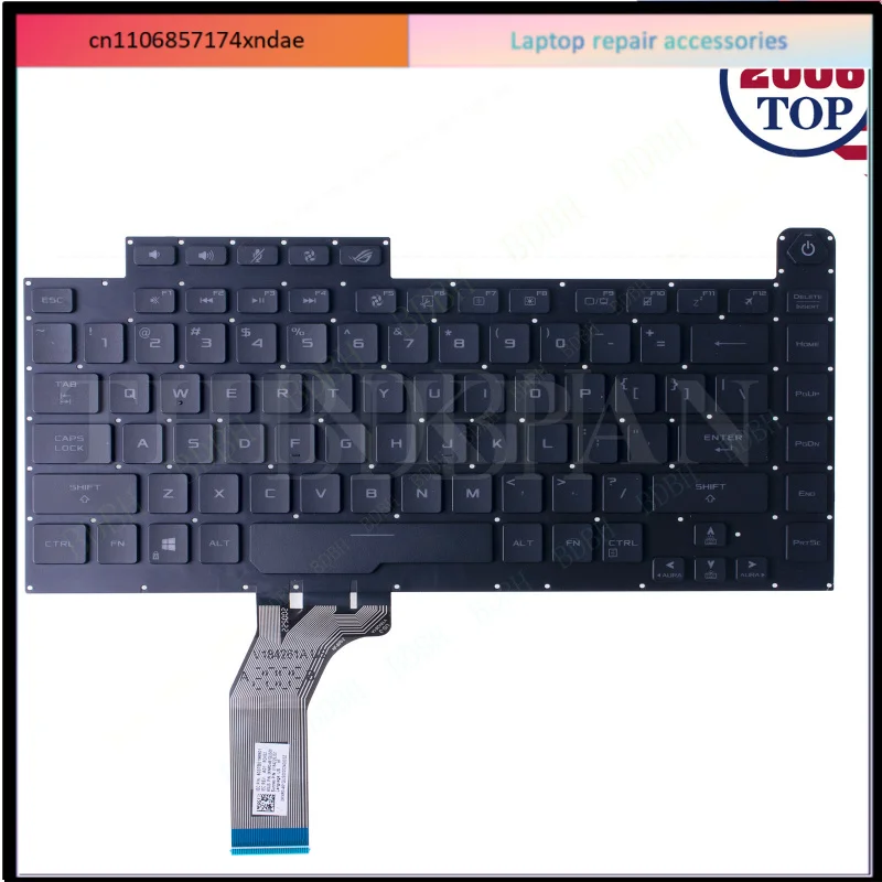US Keyboard Per-key RGB Backlit for For For Asus ROG Strix G531G G531GT G15 G512 G512LV