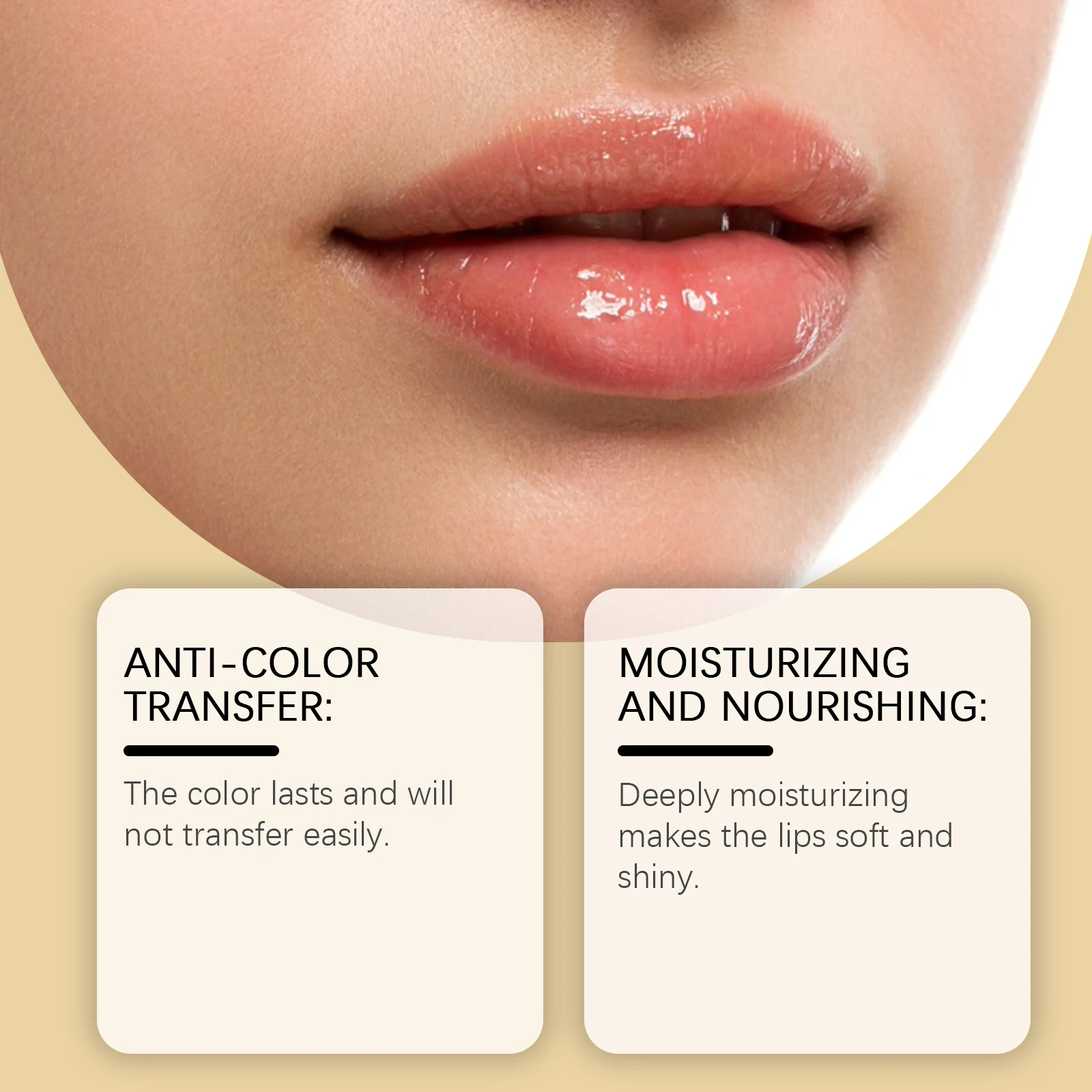 Color Changing Lipstick Diamonds Glitter Deep Nourishment Glossy Shine Waterproof Lip Gloss Sparkling Hydrating Jelly Lip Balm