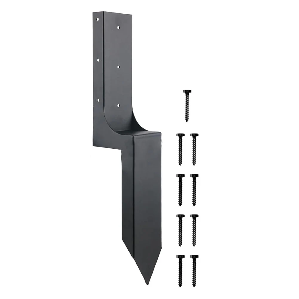 

Spike Anchor Leaning Suitable For Dirt Ground Black Coating Easy Installation Ground Spike Design Applications