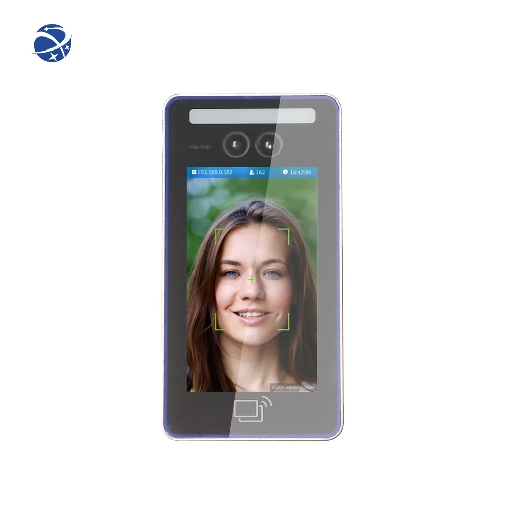 YYHC 4.3 inch waterproof face biometric attendance device, face scan door access control terminal, time attendance machine