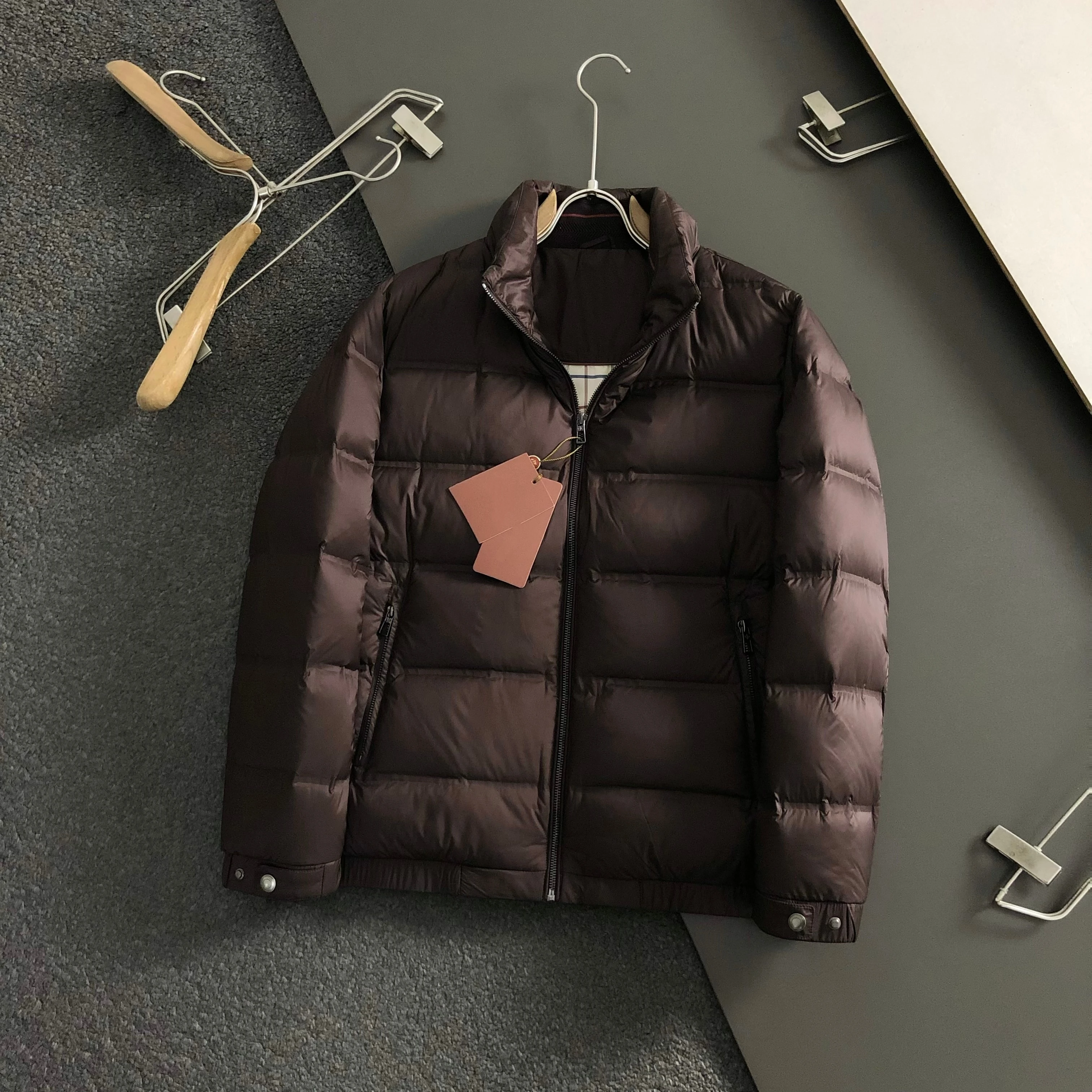 Italian LP stand-up collar down jacket