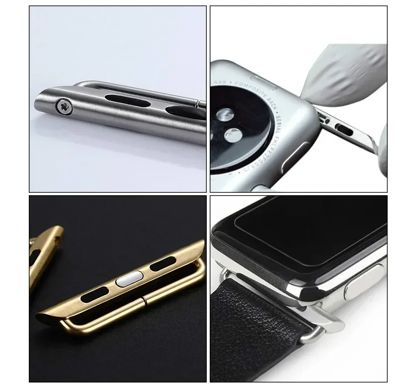 محول موصل لساعة أبل سلسلة 10 9 8 7 6 SE 5 4 3 الفرقة 46 42 مللي متر ل Iwatch 41 مللي متر 45 38 40 مللي متر اكسسوارات أداة بالجملة