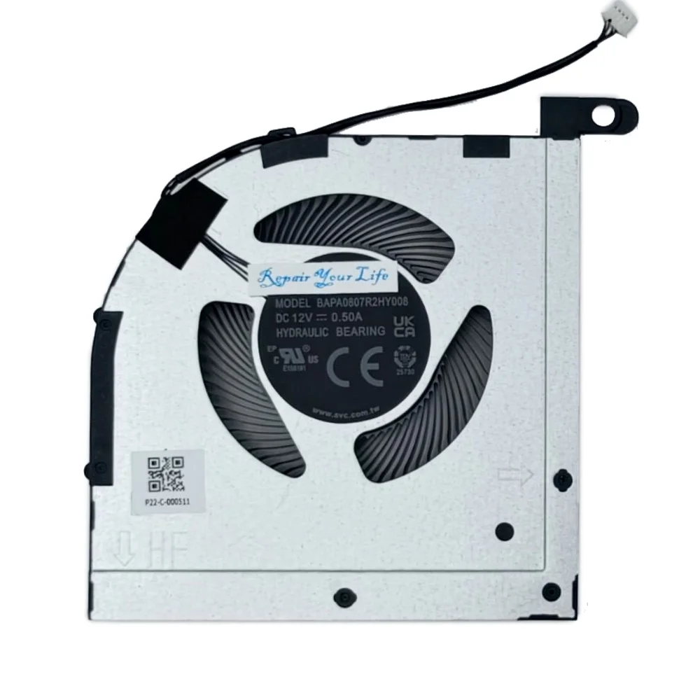 Imagem -04 - Ventilador de Refrigeração Portátil para Lenovo Legion Radiador Refrigerador Bapb0807r2hy002 Legion Slim 16irh8 16aph8 82ya 82y9 pc Cpu Gpu