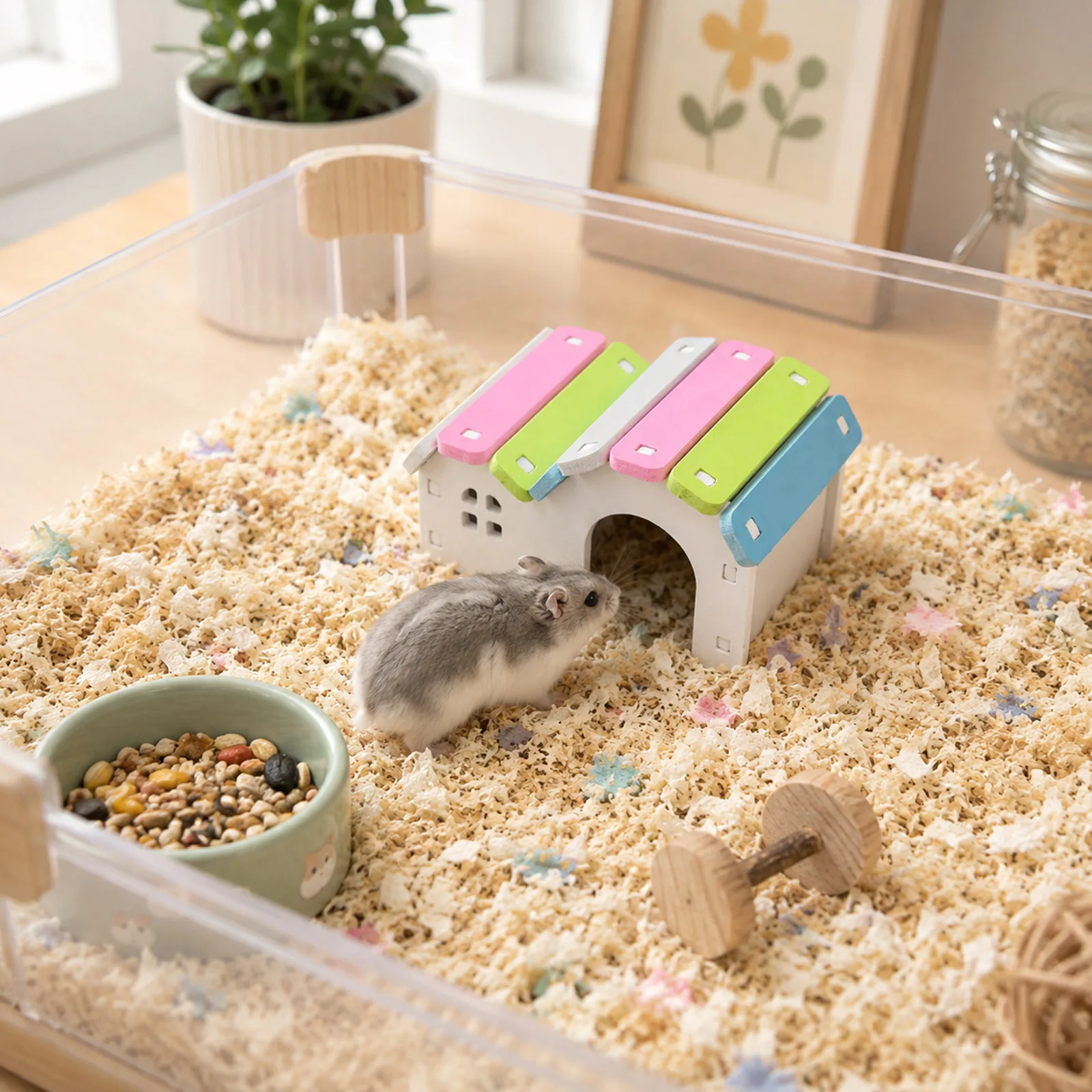 บ้านสัตว์เลี้ยงน่ารัก บ้านแฮมส - Insect Hotel Wood บทวิจารณ์และราคา