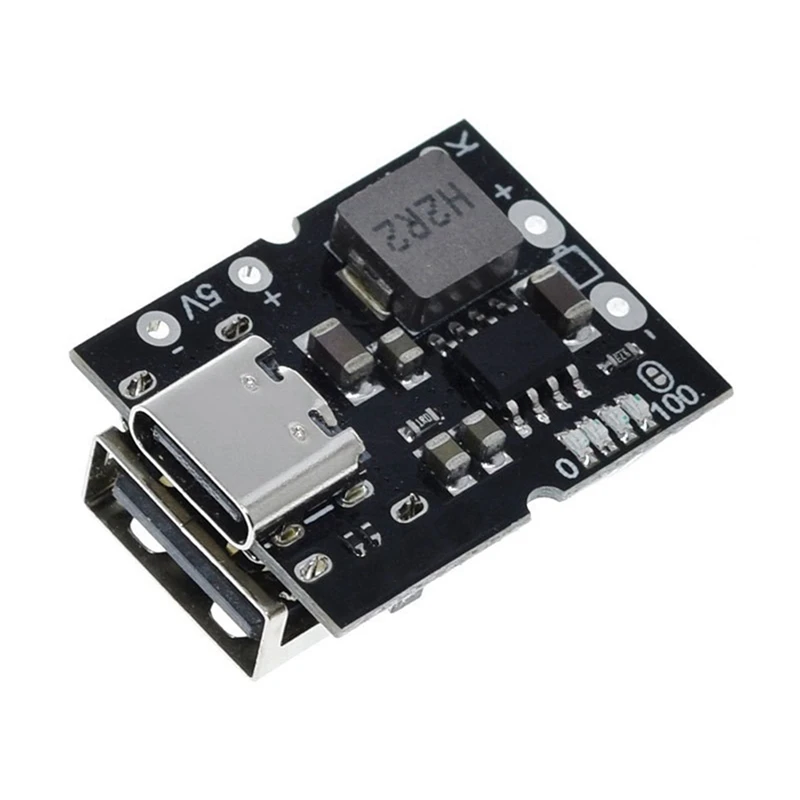 Type-C USB 5V 2A Boost Converter Step-Up Power Module Lithium Battery Charging Protection Board DIY Charger