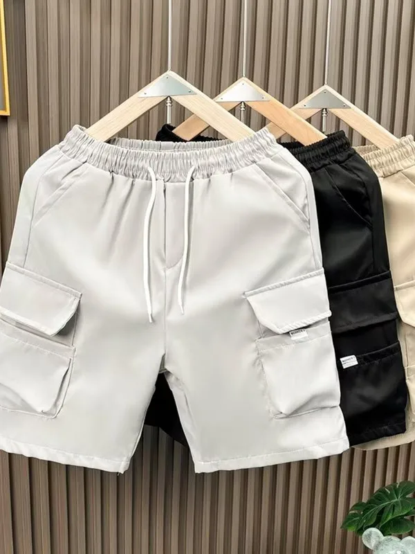 

Loose Straight Leg Men's Workwear orts Summer Thin Casual Sports Faion Brand Five-Point Pants Comfortable Breathable