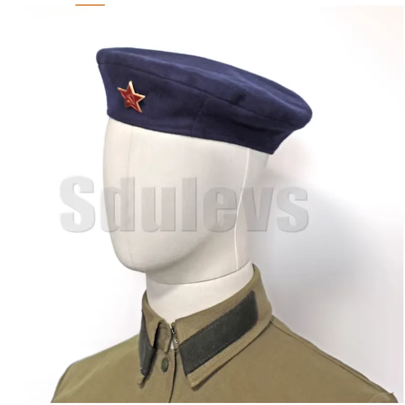 wwii-soviet-m36-women's-blue-wool-beret
