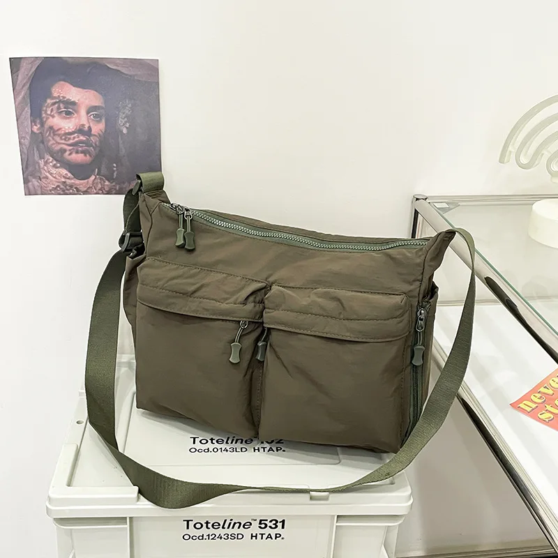 

Men's Bag, Winter Style, High-end Feel, Large Capacity, Casual, Versatile, Messenger Bag, Workwear Style, Shoulder Bag, for Men