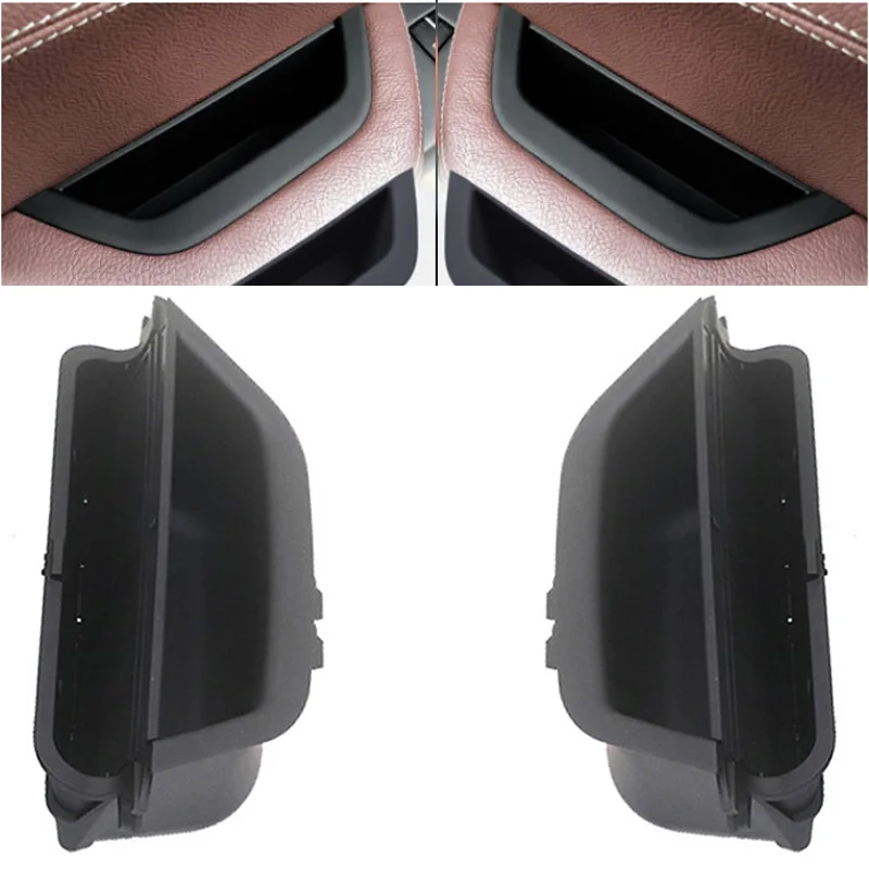 Front LHD RHD Interior Door Armrest Pull Handle Genuine Leather Cover Full Set Assembly For BMW X3 X4 F25 F26 2010-2016