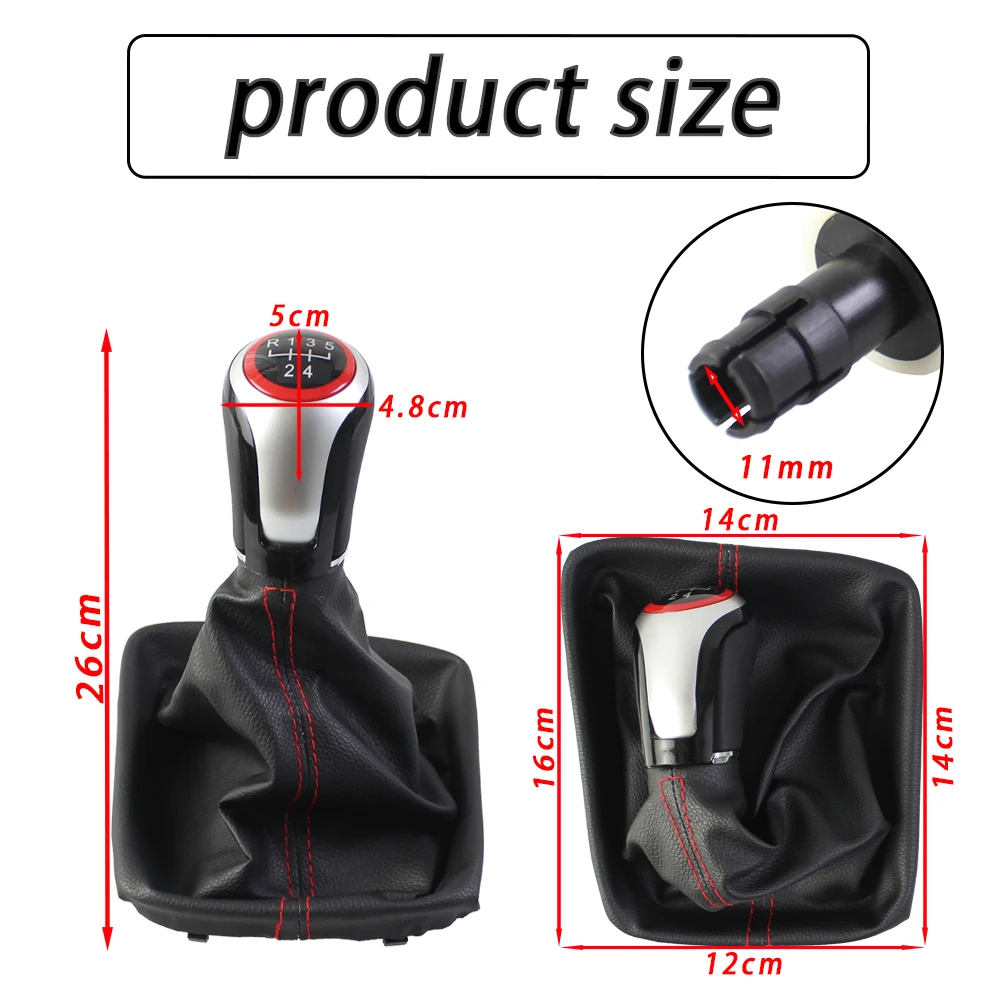 Seat MK3 Replacement 6 Speed Shift Knob No OEM Number Required Leather And Plastic Construction Bracket Base Assembly Included