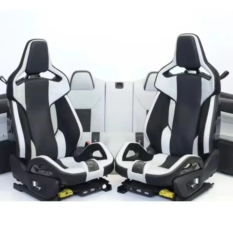 Hot Selling Black Blue Suede Modified Racing Bucket Seat