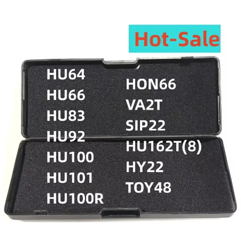 Lishi 2 in 1 NSN11 HU87 MAZ24 NSN14 TOY43AT FO38 MIT8 HU64 HU66 HU100 HU100(10) HU101 HU100R VAG2015 HU162T(8) TOY48 SIP22 HY22