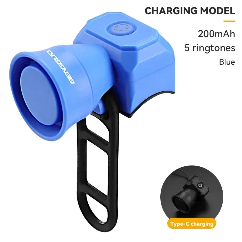Neue Fahrrad Horn Mountainbike USB Lade Wasserdichte Elektronische Fahrrad Glocke Reit Ausrüstung kinder Roller Zubehör