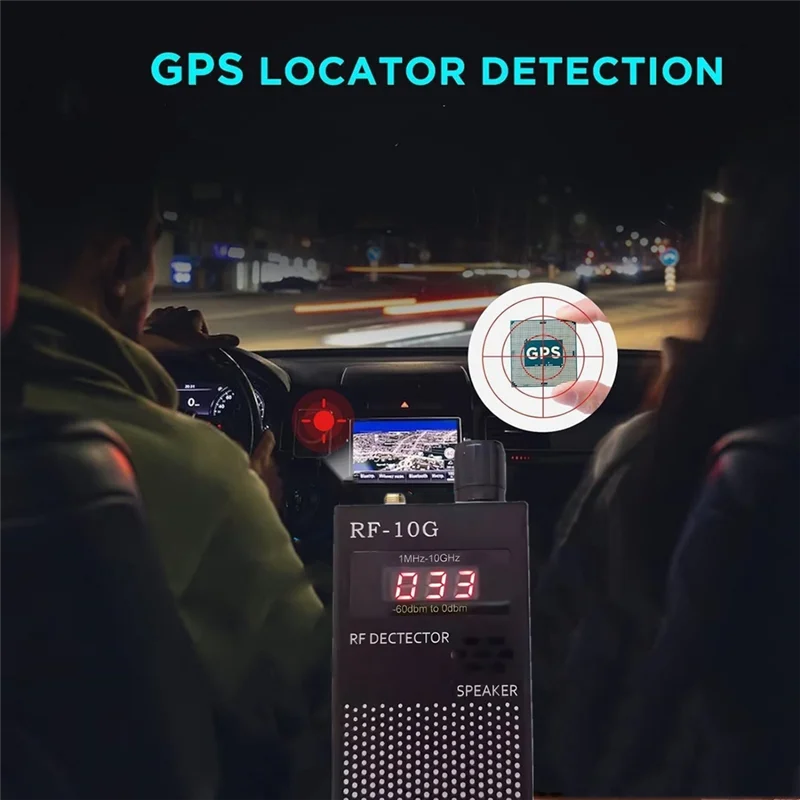 【Shopper’S Favorite】RF Signal Finder, Radio Frequency Detector, Portable Bug Detector   For Hotels, Travel,