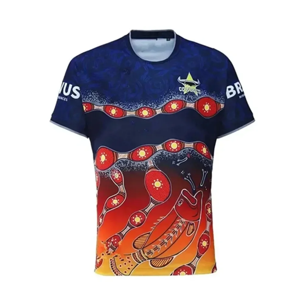 

2024 North Queensland Cowboys Anzac Rugby Jersey - Men's Size:S-5XL（Print Custom Name Number）