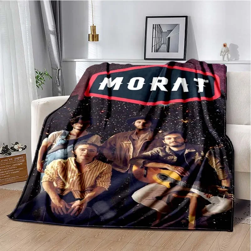 Morat Music Band Printed Flannel Blanket Soft Autumn and Winter Warm Plush Throw Blanket Adult Bedroom Sofa Bed Picnic Blanket