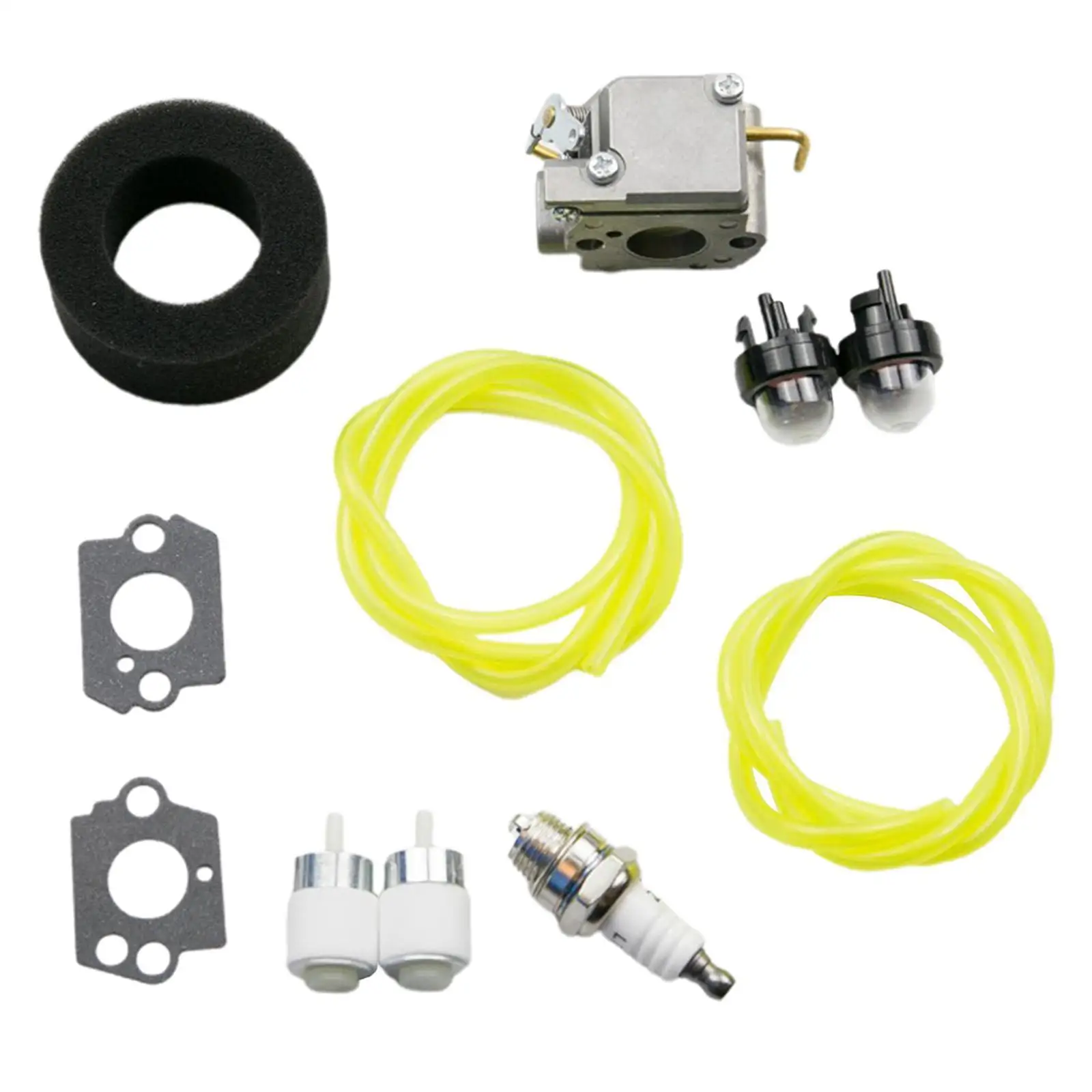 Carburetor Replacements Parts Silver for Ryan Ryobi Models as: 105R / 132R /725R