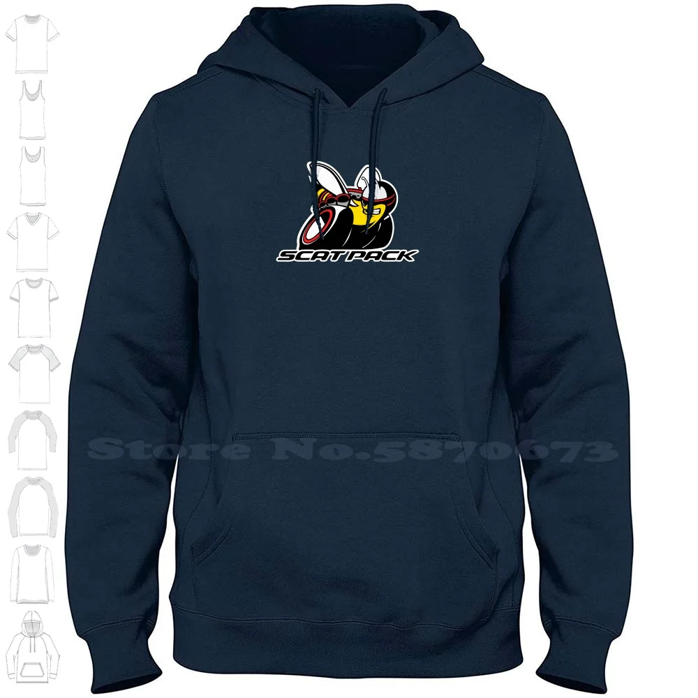 Scat Pack Logo Fashion Sweatshirt Top Quality 100% Cotton Hoodies