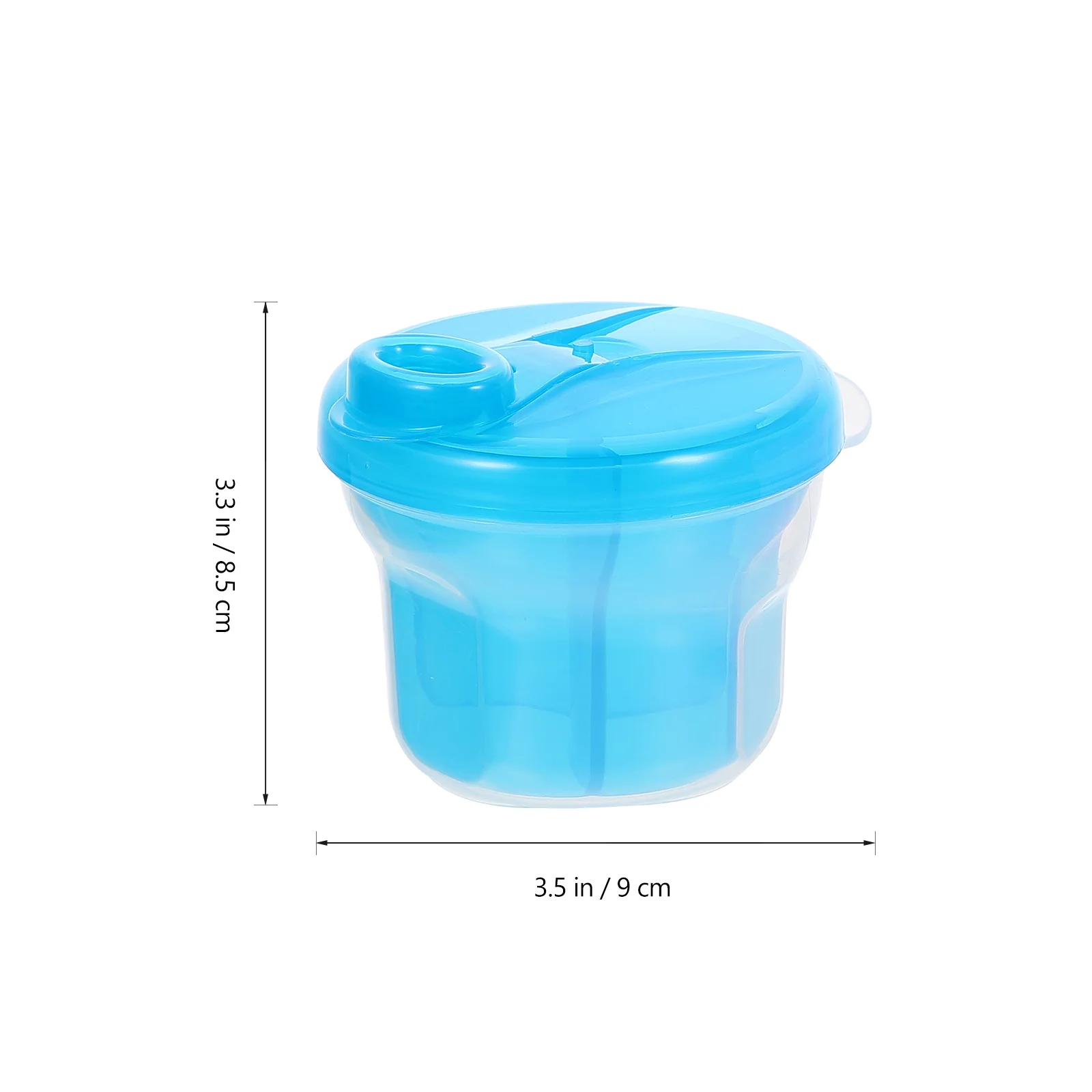 2 Pcs Travel Containers Rotary Milk Powder Box Baby Formula Food Dispenser Leakproof Holder